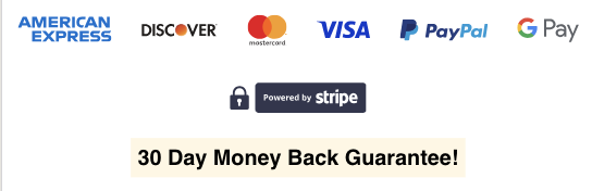 30 Day Money Back Guarantee